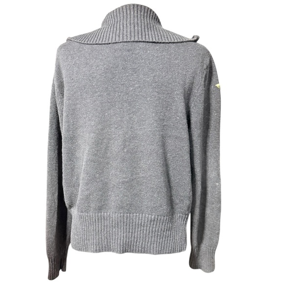 Tiara International Embroidered Floral Zip Up Vintage Cardigan Sz Large Grandma - Picture 4 of 9